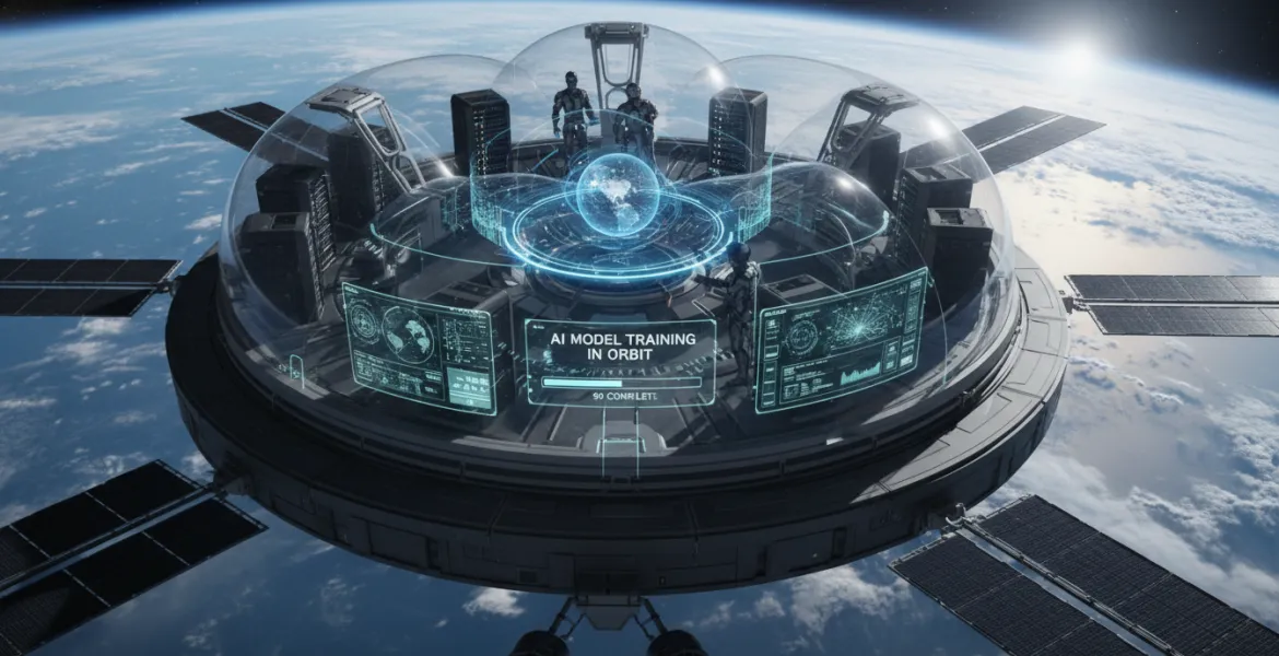 Rivoluzione spaziale: Intelligenza artificiale addestra modelli in orbita