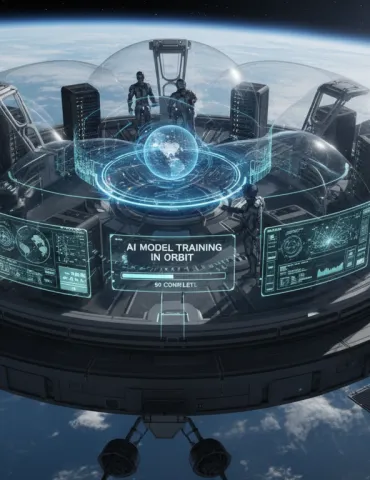 Rivoluzione spaziale: Intelligenza artificiale addestra modelli in orbita