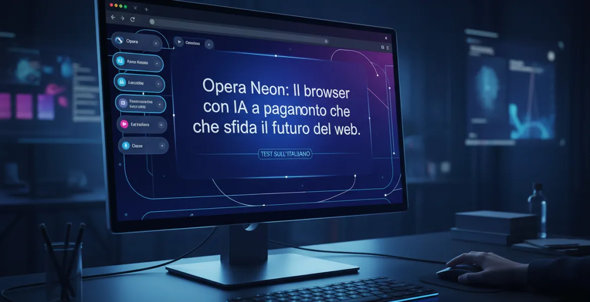 Opera Neon: Il browser con IA a pagamento che sfida il futuro del web