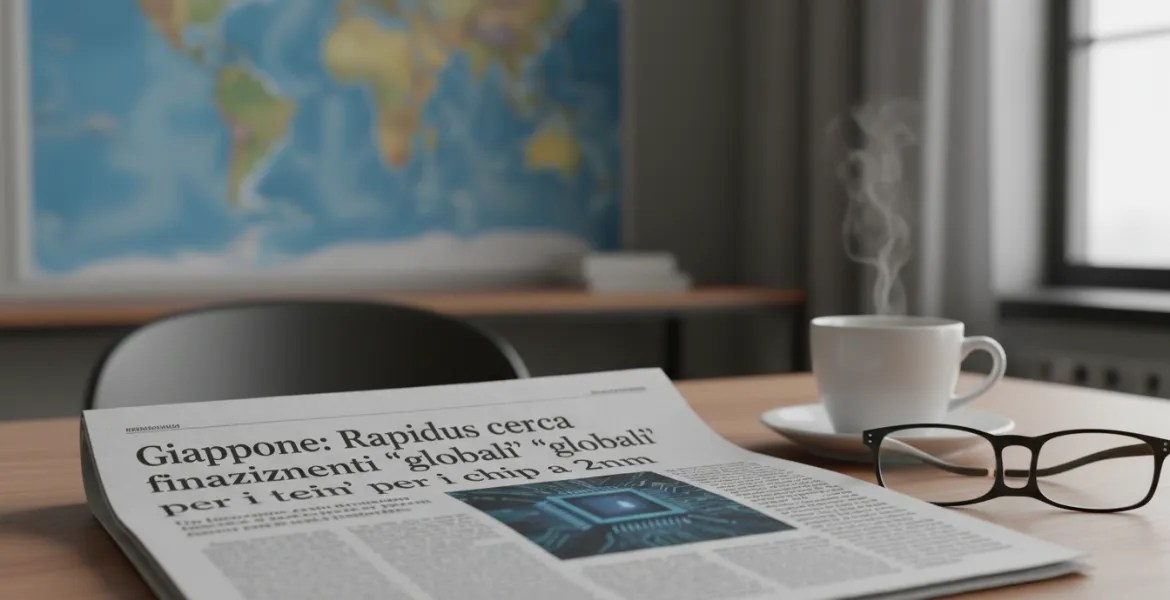 Giappone: Rapidus cerca finanziamenti 'globali' per i chip a 2nm