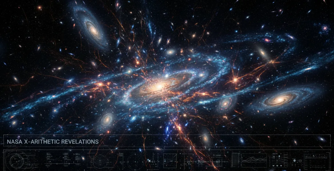 NASA rivela immagini mozzafiato di ammassi galattici grazie alla X-arithmetic