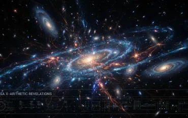 NASA rivela immagini mozzafiato di ammassi galattici grazie alla X-arithmetic