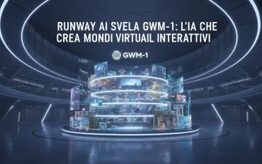Runway AI svela GWM-1: l'IA che crea mondi virtuali interattivi