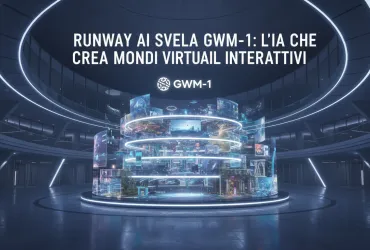 Runway AI svela GWM-1: l'IA che crea mondi virtuali interattivi