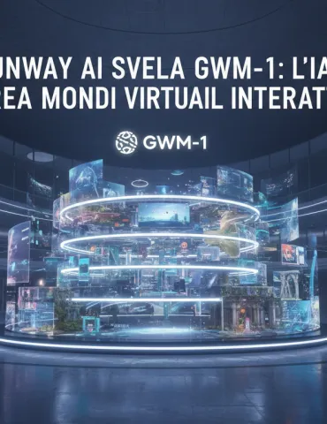 Runway AI svela GWM-1: l'IA che crea mondi virtuali interattivi
