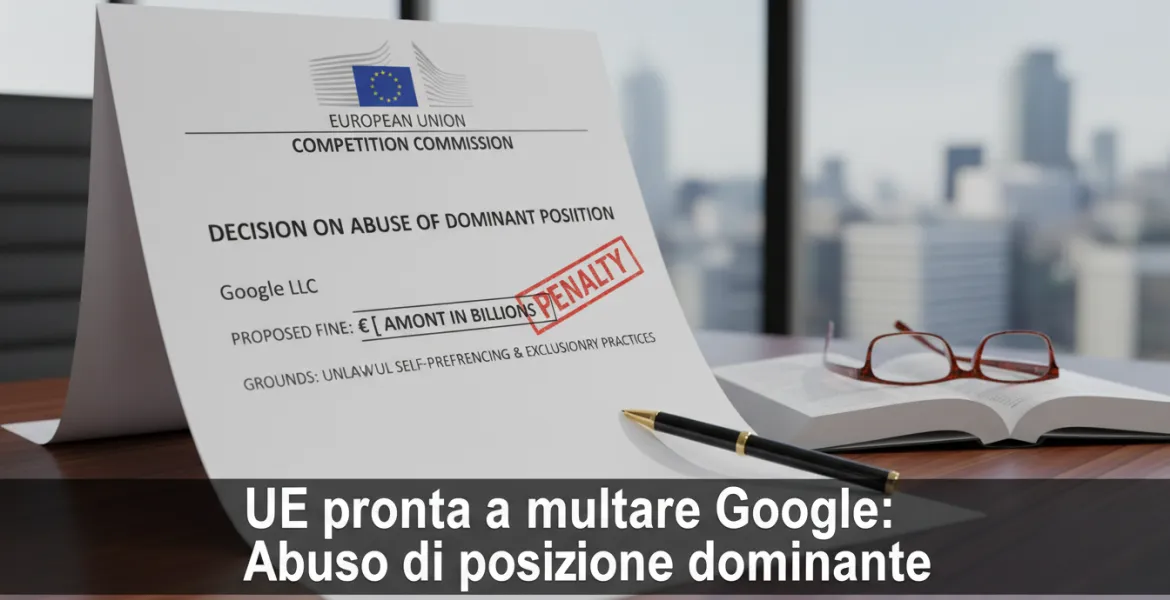 UE pronta a multare Google: Abuso di posizione dominante