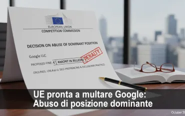 UE pronta a multare Google: Abuso di posizione dominante