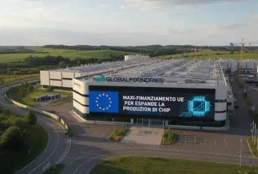 GlobalFoundries: Maxi-finanziamento UE per espandere la produzione di chip a Dresda