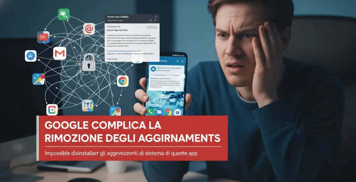 Android: Google complica la rimozione degli aggiornamenti delle app di sistema