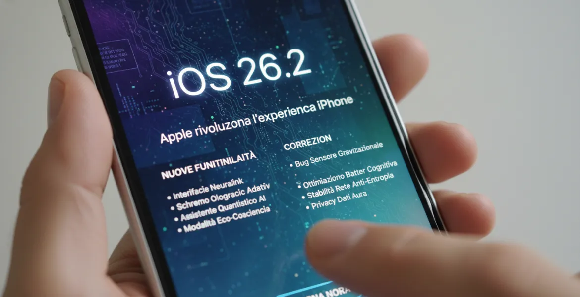 iOS 26.2: Apple rivoluziona l'esperienza iPhone con nuove funzionalità e correzioni