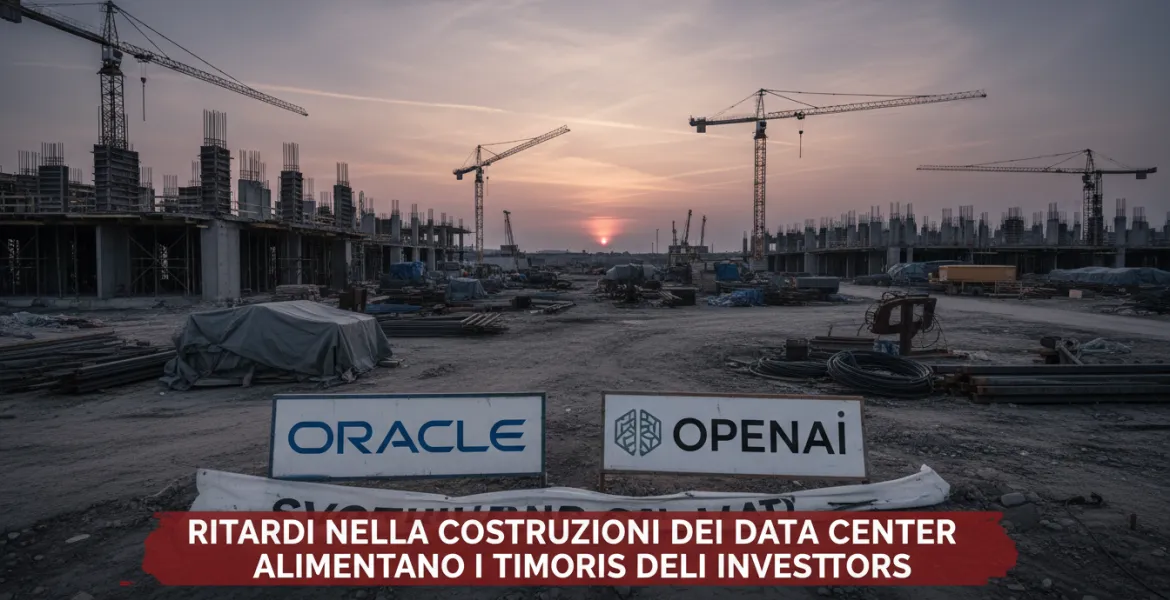 Oracle e OpenAI: Ritardi nella costruzione dei data center alimentano i timori degli investitori