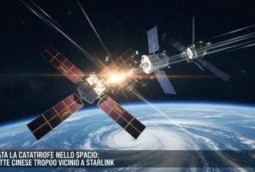 Sfiorata la catastrofe nello spazio: satellite cinese troppo vicino a Starlink