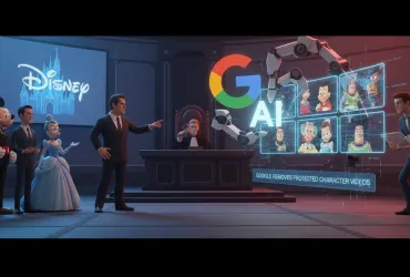 Disney contro l'IA: Google elimina video con personaggi protettti