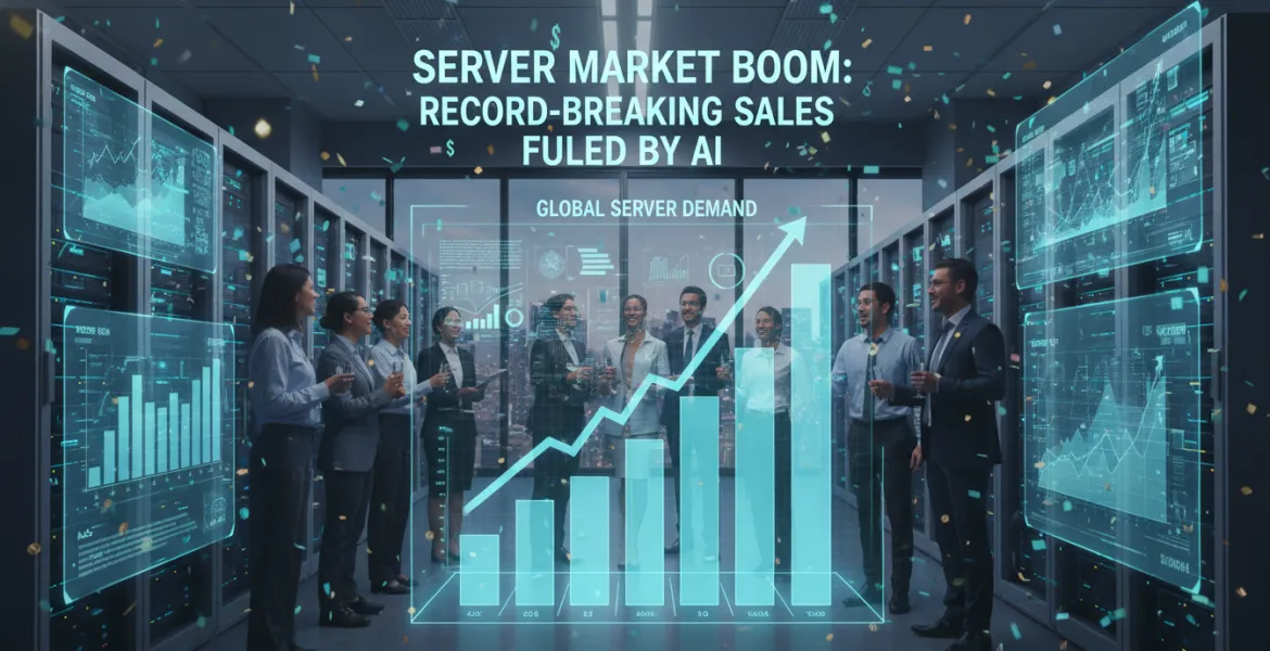Boom nel mercato dei server: Vendite da record spinte dall'AI