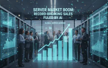 Boom nel mercato dei server: Vendite da record spinte dall'AI