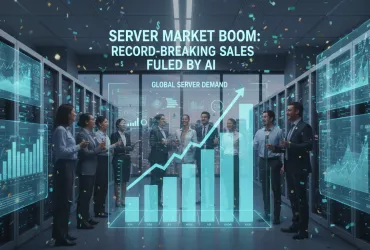 Boom nel mercato dei server: Vendite da record spinte dall'AI