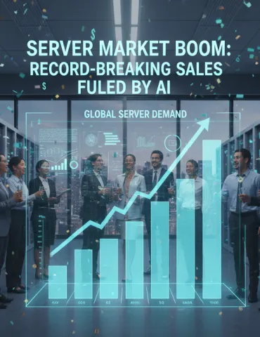 Boom nel mercato dei server: Vendite da record spinte dall'AI