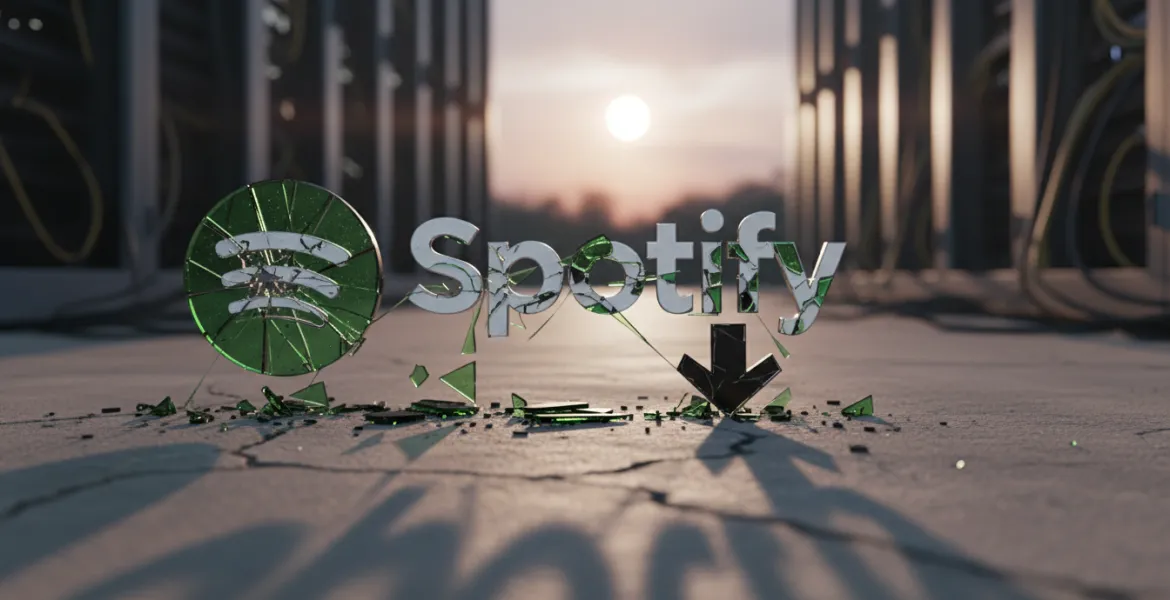 Spotify down: Panico per gli amanti della musica, servizio ripristinato!