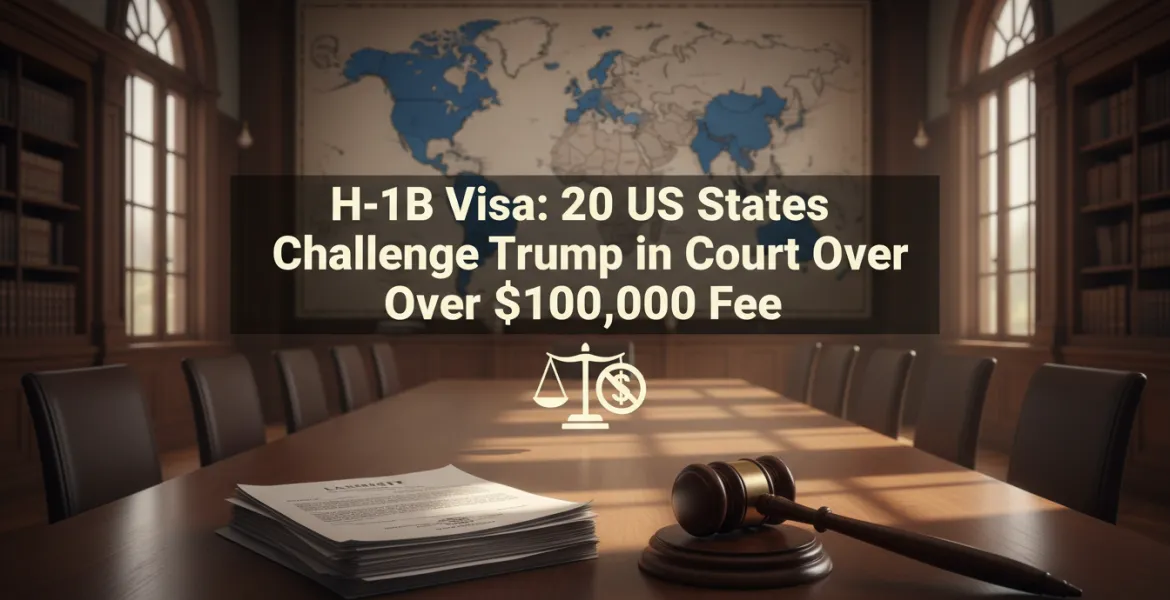 Visto H-1B: 20 Stati USA sfidano Trump in tribunale per la tassa di 100.000 dollari