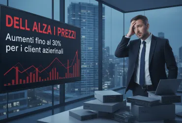 Dell alza i prezzi: aumenti fino al 30% per i clienti aziendali