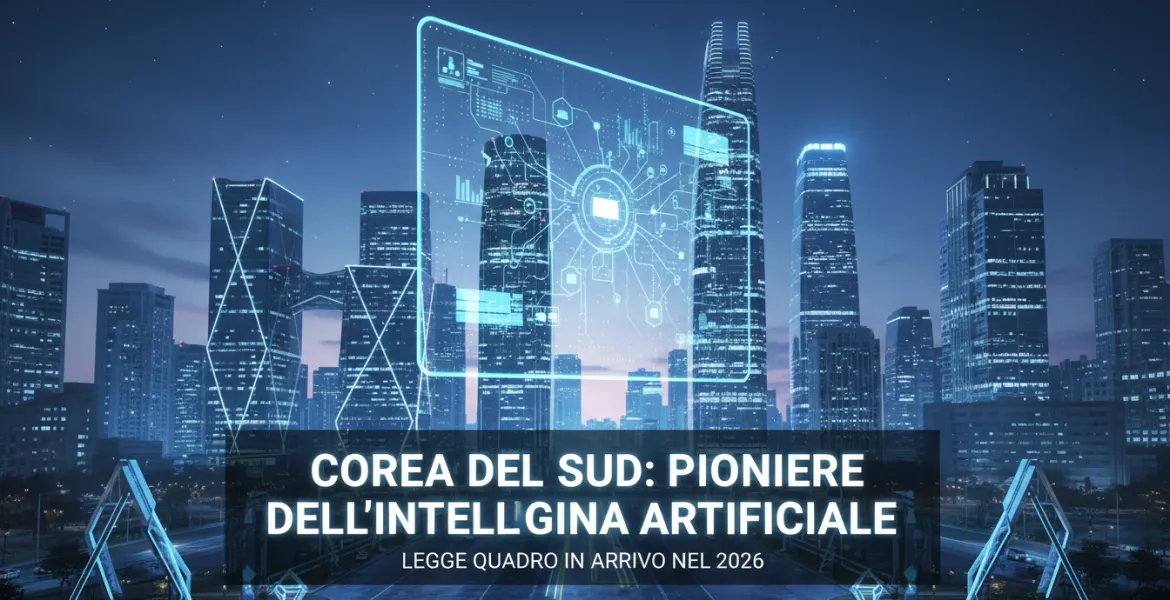 La Corea del Sud pioniere nell'intelligenza artificiale: Legge quadro in arrivo nel 2026