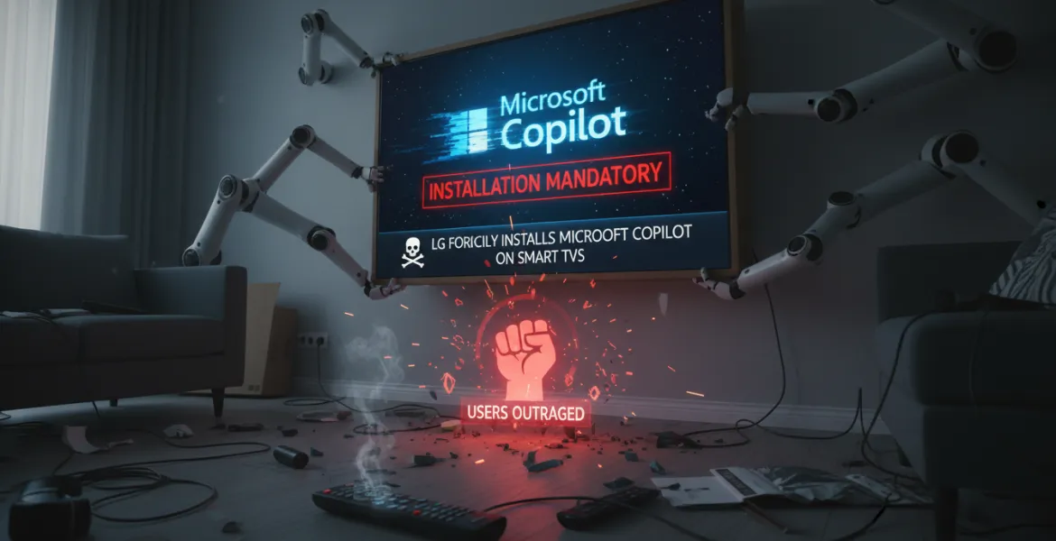 LG installa a forza Microsoft copilot sulle smart TV: utenti infuriati