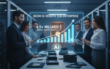 Boom di vendite per gli SSD enterprise: il mercato supera i 6,5 miliardi di dollari grazie all'IA