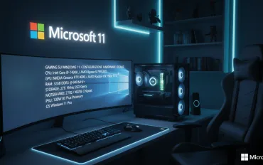 Gaming su Windows 11: Microsoft svela la configurazione hardware ideale