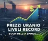 Boom dell'IA spinge i prezzi dell'uranio a livelli record