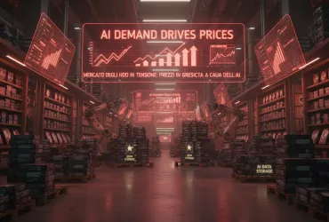 Mercato degli HDD in tensione: Prezzi in crescita a causa dell'AI