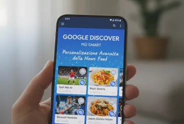 Google Discover si fa più smart: arriva la personalizzazione avanzata della news feed