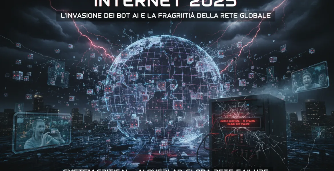 Internet 2025: L'invasione dei Bot AI e la fragilità della rete globale