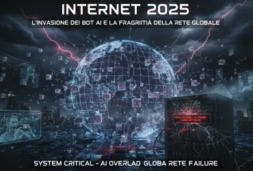Internet 2025: L'invasione dei Bot AI e la fragilità della rete globale