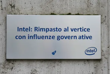 Intel: Rimpasto al vertice con influenze governative