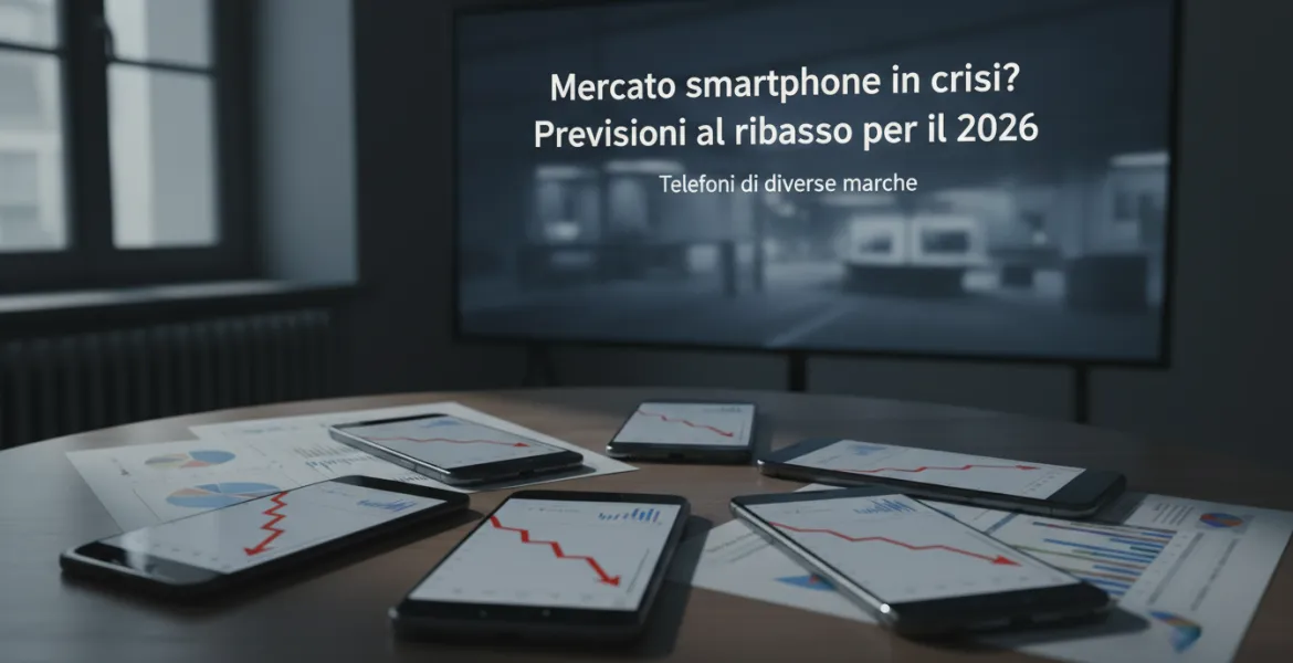 Mercato smartphone in crisi? Previsioni al ribasso per il 2026