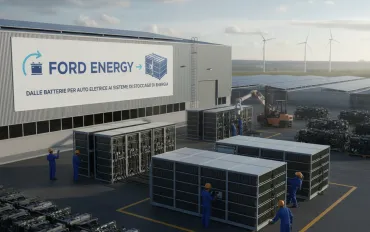 Ford cambia rotta: dalle batterie per auto elettriche ai sistemi di stoccaggio di energia
