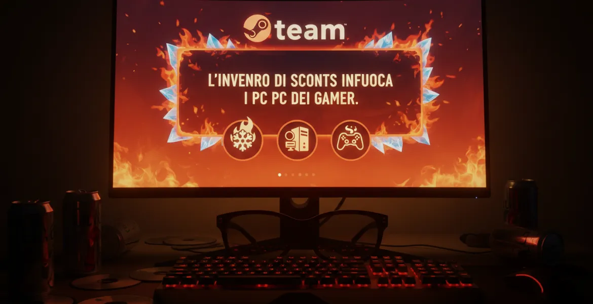 Steam: L'Inverno di sconti infuoca i PC dei Gamer