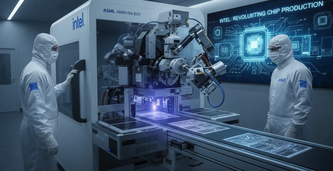 Intel rivoluziona la produzione di chip con la tecnologia ASML High-NA EUV