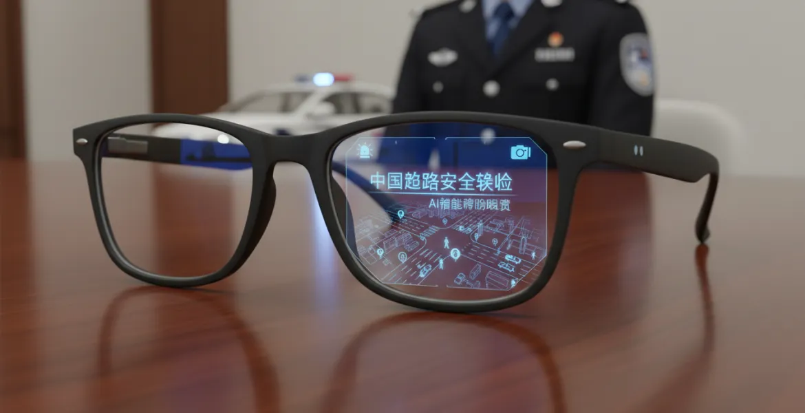 Rivoluzione nella sicurezza stradale cinese: occhiali intelligenti con IA per la polizia