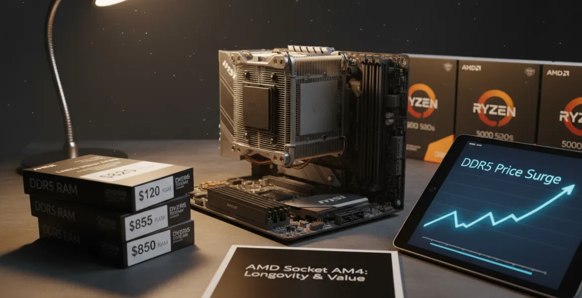 AMD Socket AM4: Un successo longevo grazie all'impennata dei prezzi DDR5