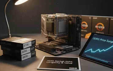 AMD Socket AM4: Un successo longevo grazie all'impennata dei prezzi DDR5