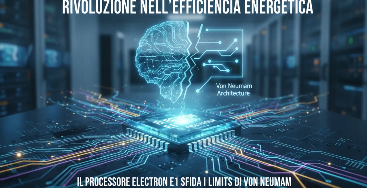 Rivoluzione nell'efficienza energetica: Il processore electron E1 sfidda i limiti di Fon Neumann