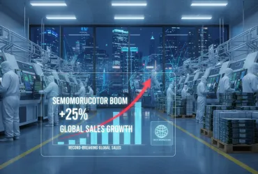 Boom nel settore dei semiconduttori: vendite globali in crescita record