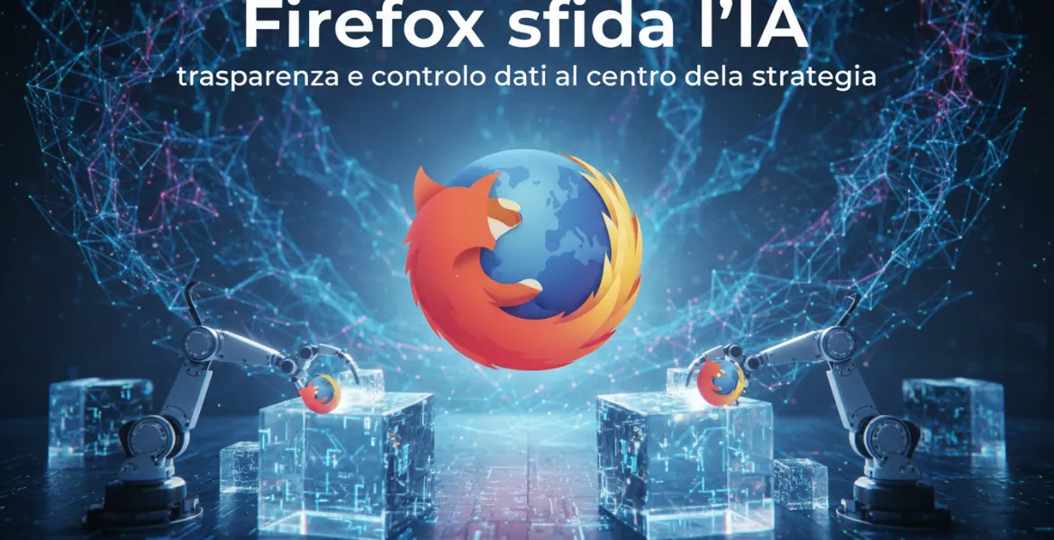 Firefox sfida l'IA: trasparenza e controllo dati al centro della strategia