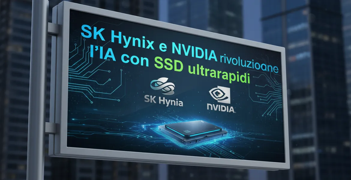 SK Hynix e NVIDIA rivoluzionano l'IA con SSD ultrarapidi