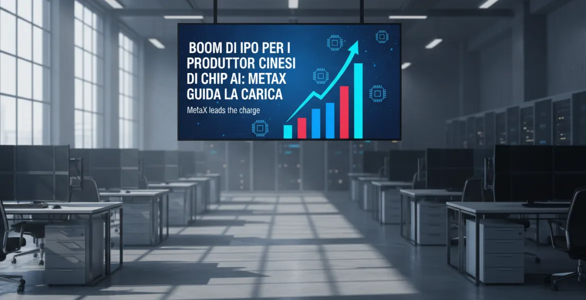 Boom di IPO per i produttori cinesi di chip AI: MetaX guida la carica