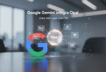 Google Gemini integra Opal: crea mini-app con l'AI