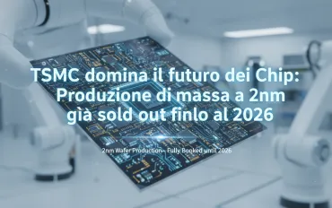 TSMC domina il futuro dei Chip: Produzione di massa a 2nm già sold out fino al 2026