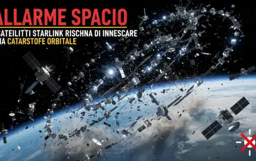 Allarme Spazio: i satelliti Starlink rischiano di innescare una catastrofe orbitale