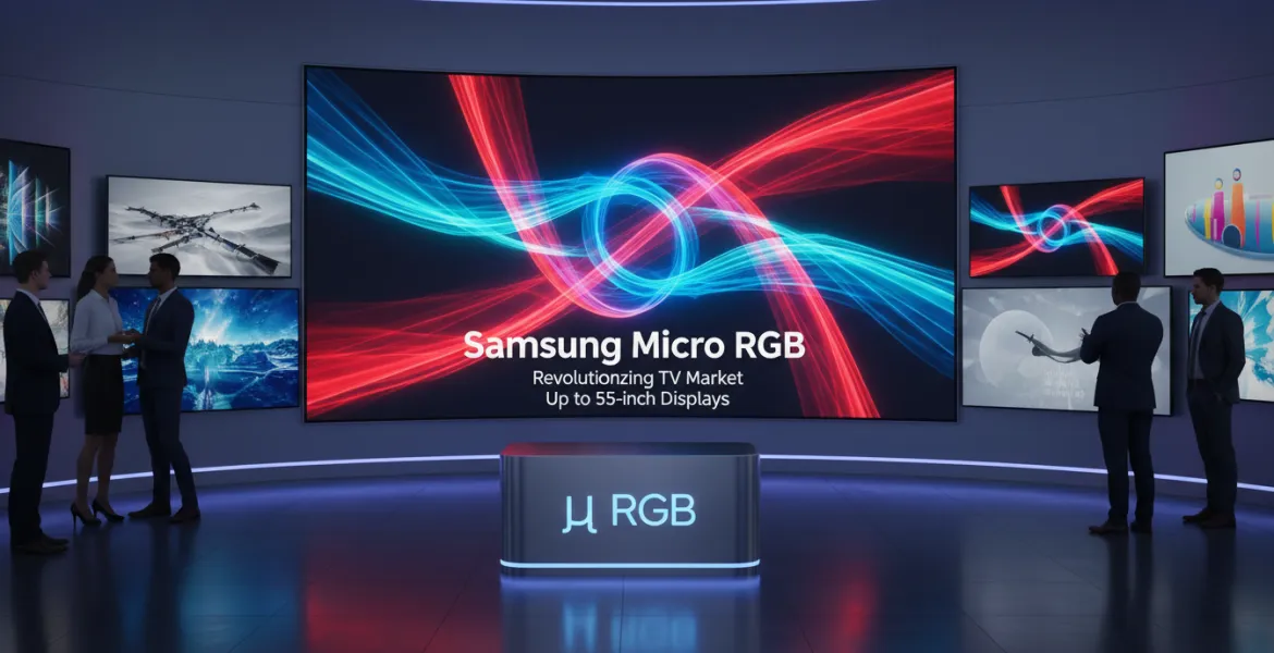 Samsung rivoluziona il mercato TV con Micro RGB: schermi fino a 55 pollici
